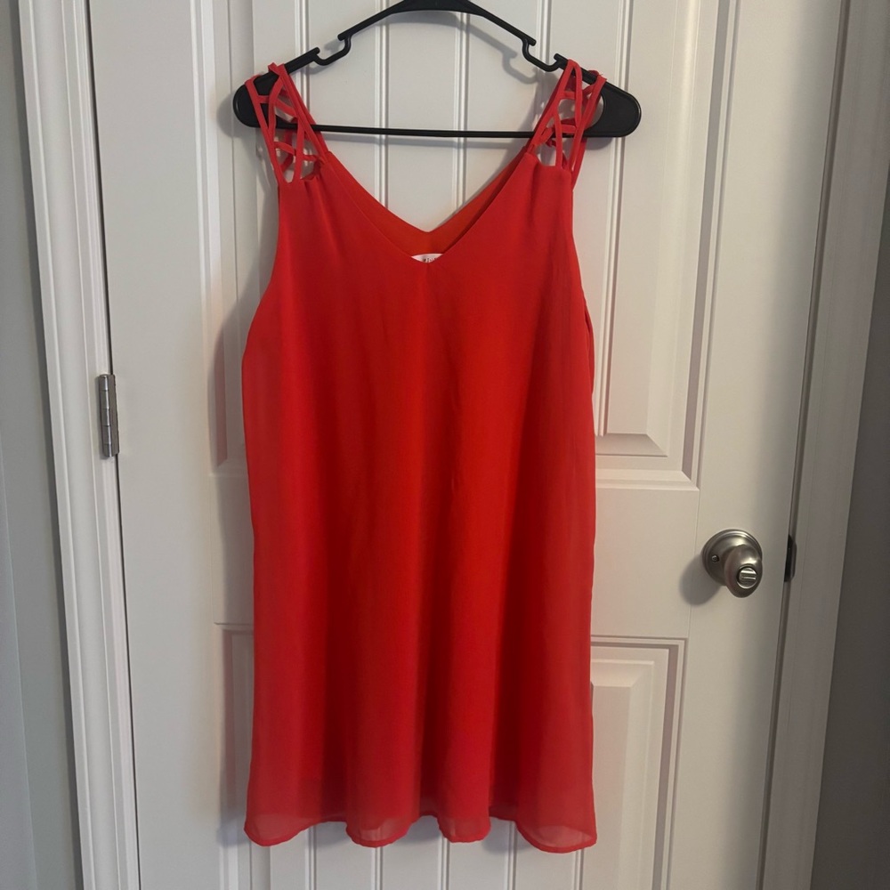 Red Sleeveless Top